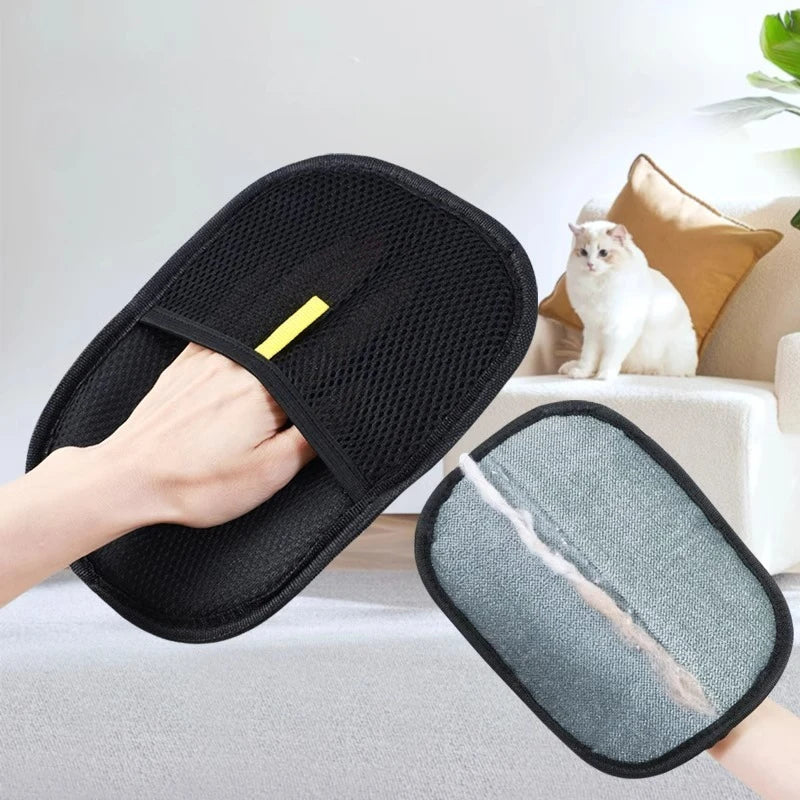 Pet Hair Remover Glove — Reusable Lint Roller for Clothes & Furniture
