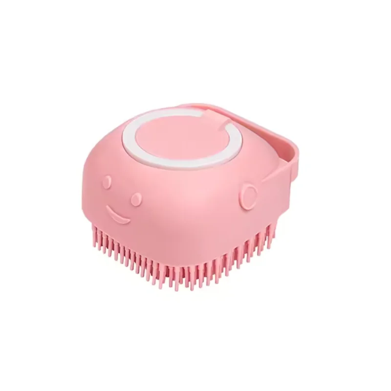 2-in-1 Pet Shower Brush — Soap Dispenser & Massage for Dogs & Cats