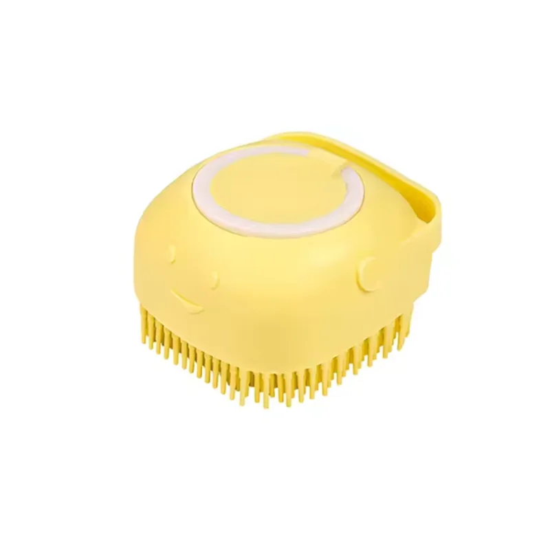 2-in-1 Pet Shower Brush — Soap Dispenser & Massage for Dogs & Cats