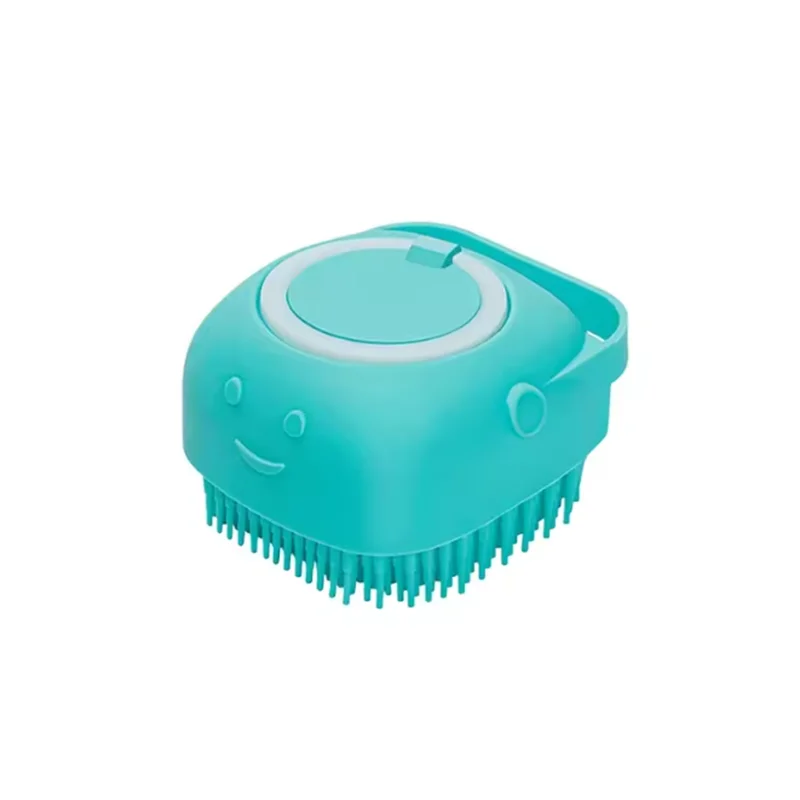 2-in-1 Pet Shower Brush — Soap Dispenser & Massage for Dogs & Cats