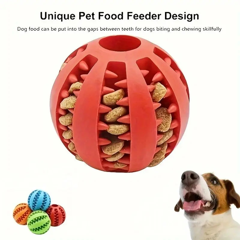 Interactive Treat Ball — Nontoxic Chew Toy for Dogs & Puppies