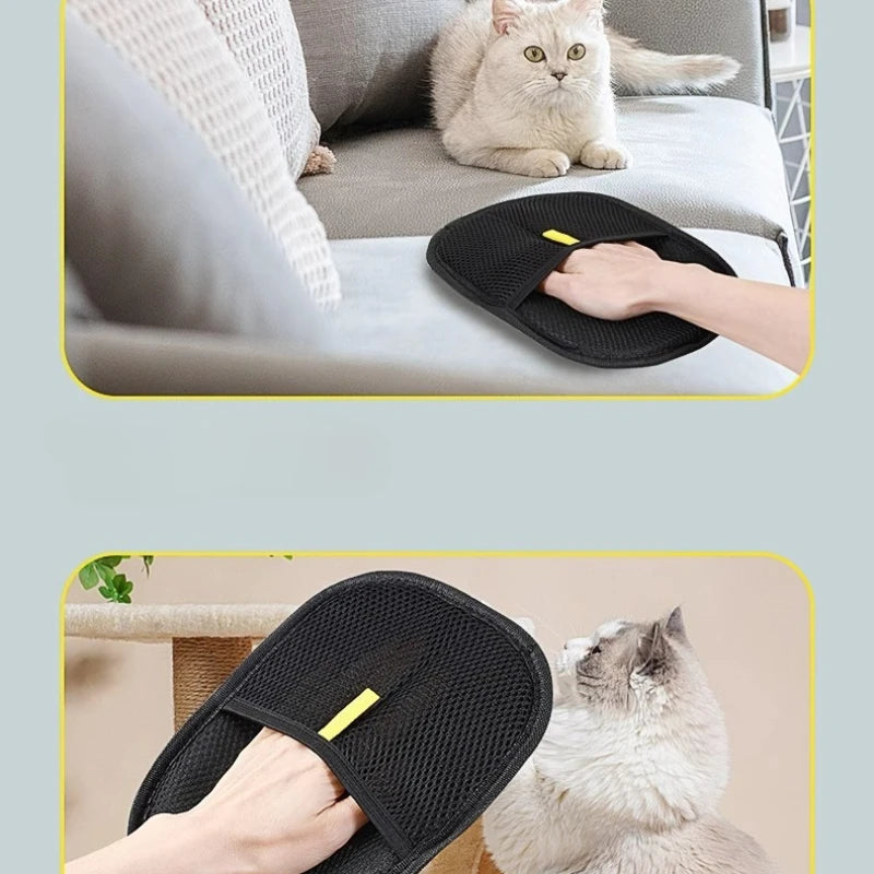 Pet Hair Remover Glove — Reusable Lint Roller for Clothes & Furniture